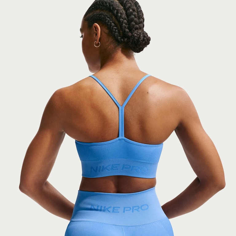 Top Dri-FIT Nike Pro Seamless Feminino - Foto 2