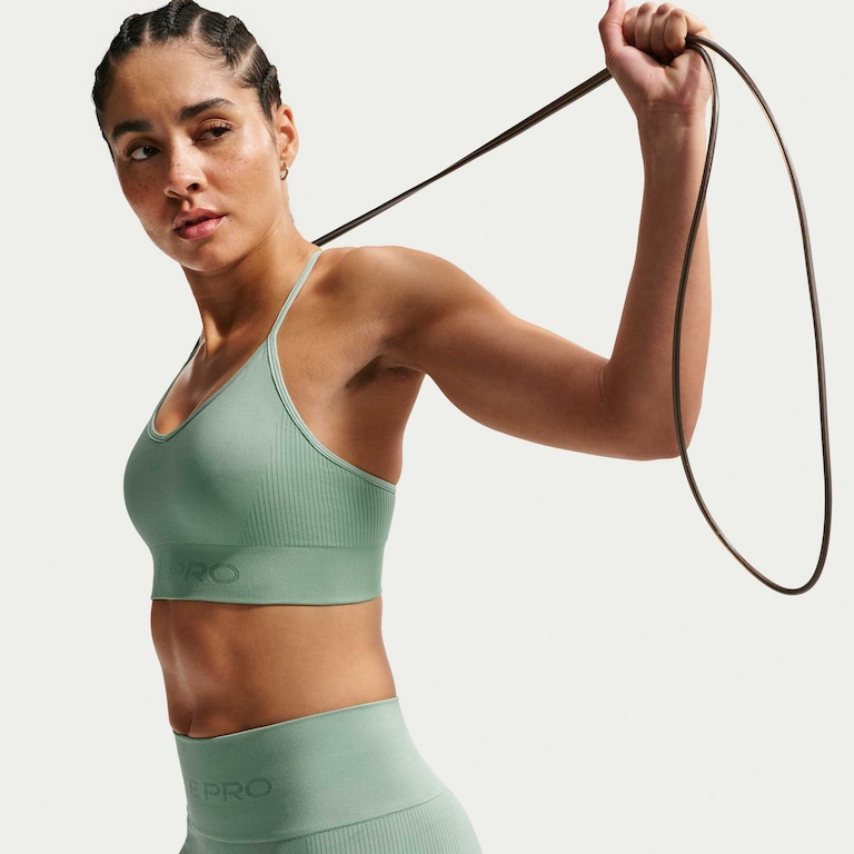 Top Dri-FIT Nike Pro Seamless Feminino - Foto 3