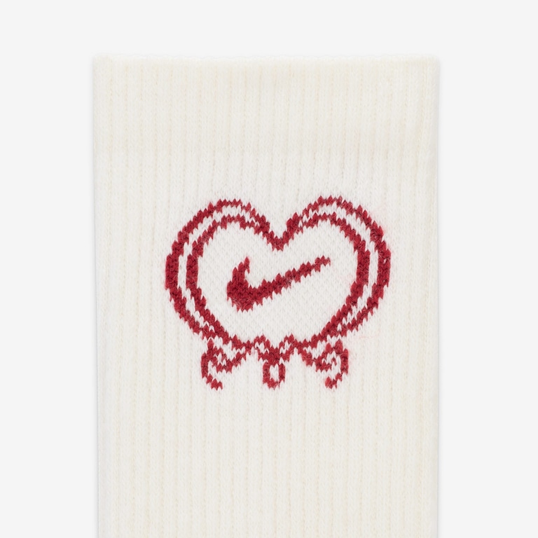 Meia Nike Everyday Plus "Valentines Day" Unissex - Foto 4