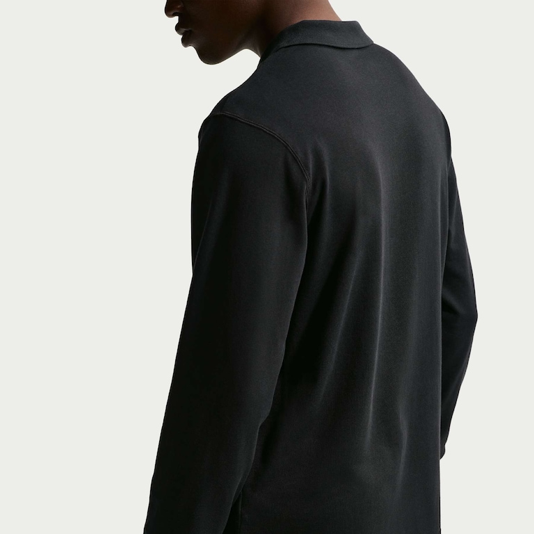 Camisa Polo Nike Club Manga Longa Masculina - Foto 2