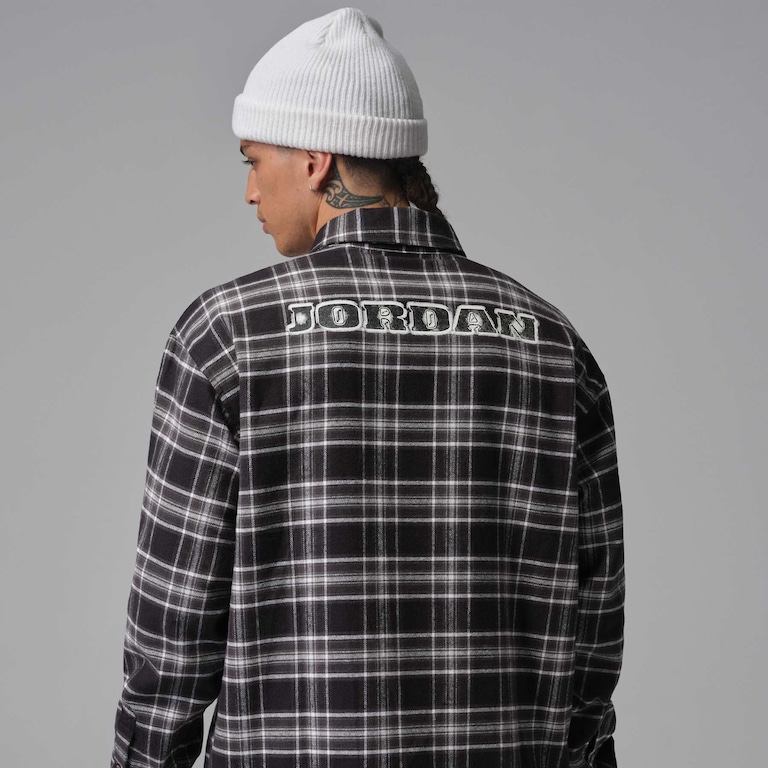 Camiseta Jordan Break Flannel Masculina - Foto 2