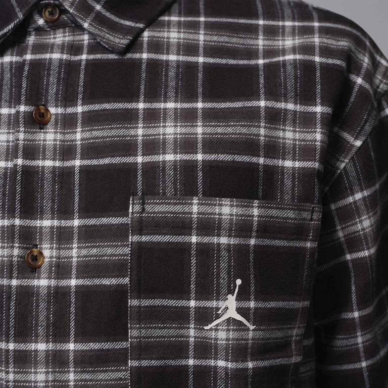 Camiseta Jordan Break Flannel Masculina - Foto 4