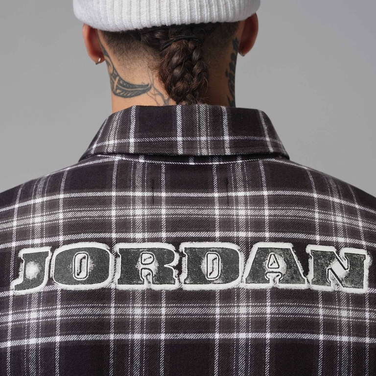 Camiseta Jordan Break Flannel Masculina - Foto 5