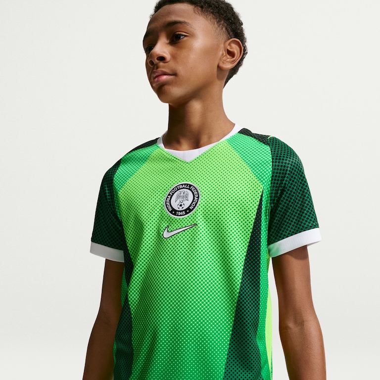Camisa Nigéria Nike I 2026/27 Torcedor Pro Infantil - Foto 3