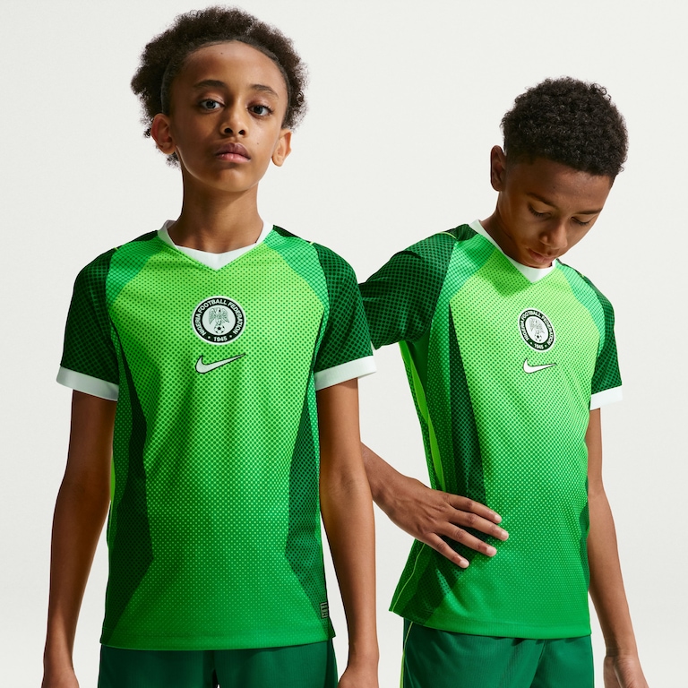 Camisa Nigéria Nike I 2026/27 Torcedor Pro Infantil - Foto 1