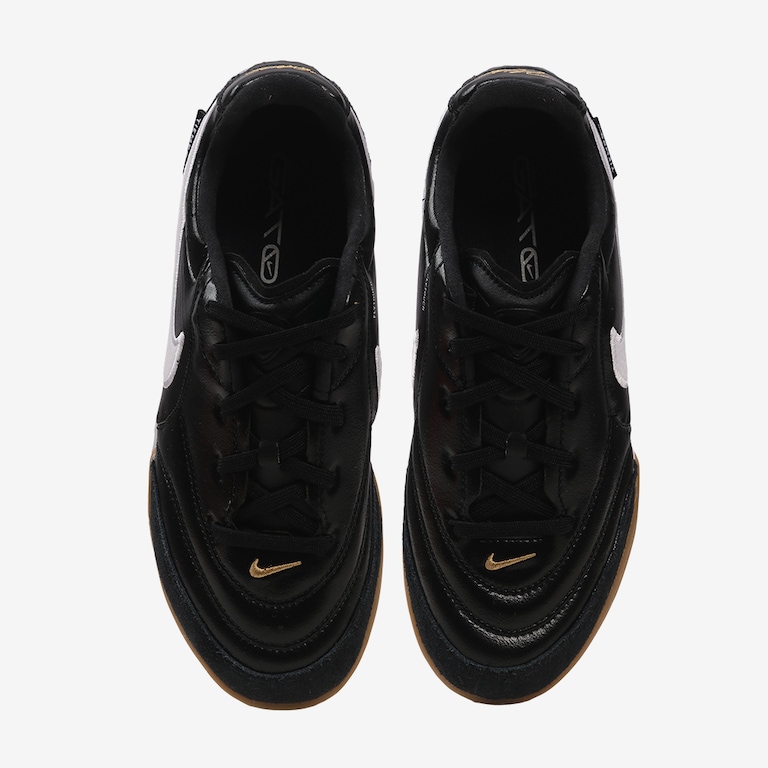 Chuteira Futsal Nike Tiempo Street Gato Low Infantil - Foto 4