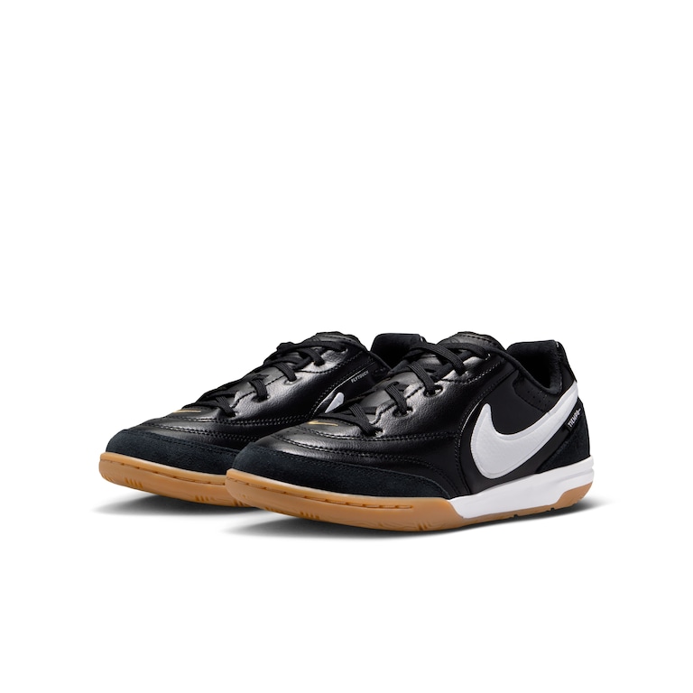 Chuteira Futsal Nike Tiempo Street Gato Low Infantil - Foto 5