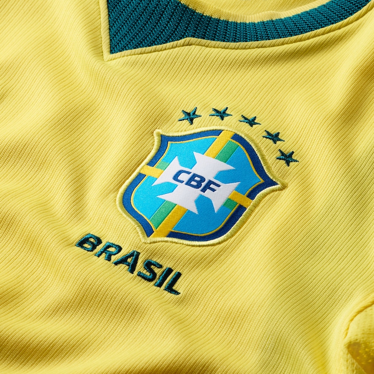 Camisa Brasil Nike I 2026/27 Torcedor Pro Infantil - Foto 3