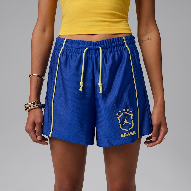 Shorts Brasil Jordan Brooklyn Knit Feminino - Foto 2