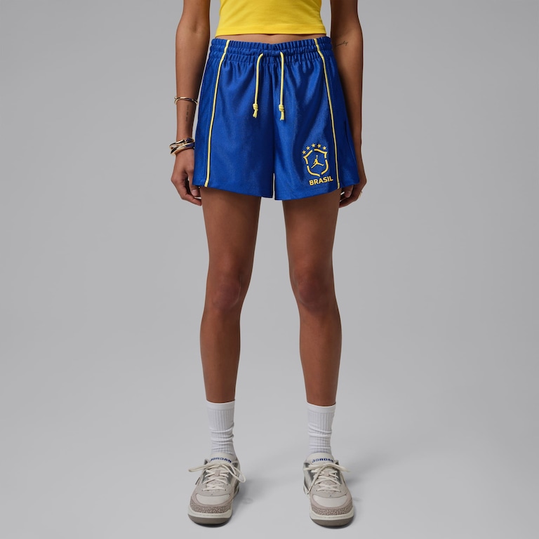 Shorts Brasil Jordan Brooklyn Knit Feminino - Foto 1