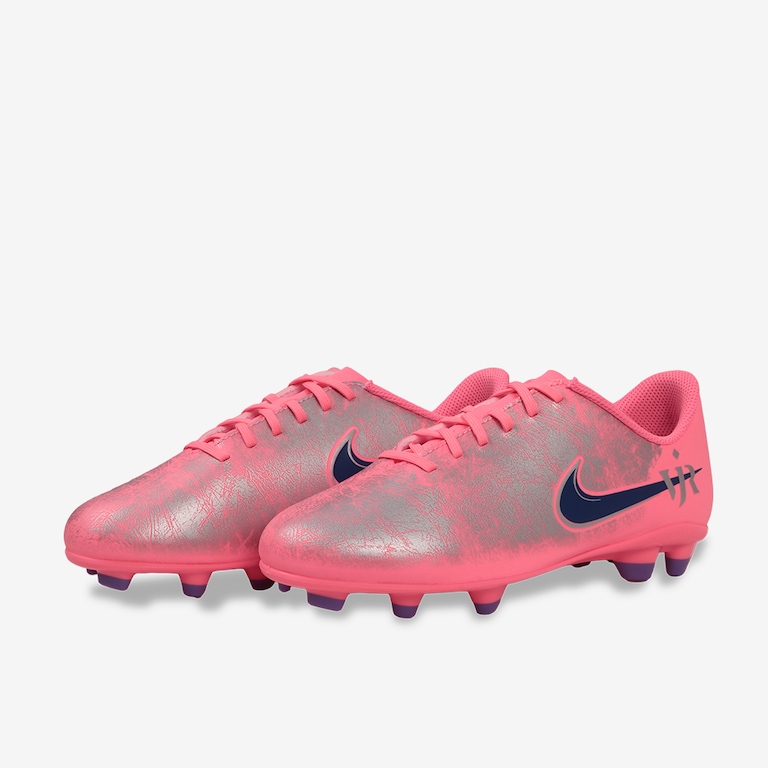 Chuteira Vini Jr Campo Nike Mercurial Vapor 16 Club Infantil - Foto 5