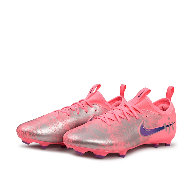 Chuteira Vini Jr Campo Nike Zoom Vapor 16 Mercurial Academy Infantil - Foto 5