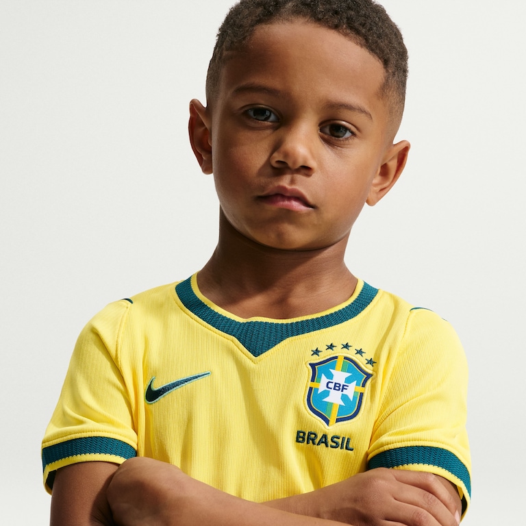 Camisa Brasil Nike I 2026/27 Torcedor Pro Criança - Foto 1