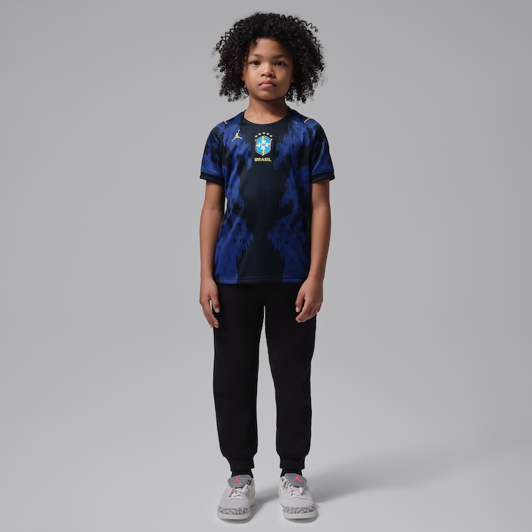 Camisa Brasil Jordan II 2026/27 Torcedor Pro Criança - Foto 14