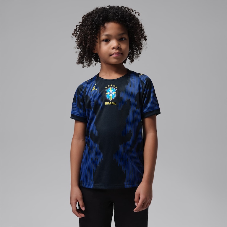 Camisa Brasil Jordan II 2026/27 Torcedor Pro Criança - Foto 1