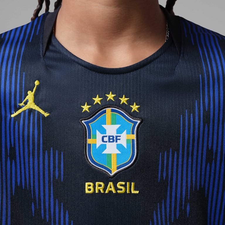 Camisa Brasil Jordan II 2026/27 Torcedor Pro Infantil - Foto 4