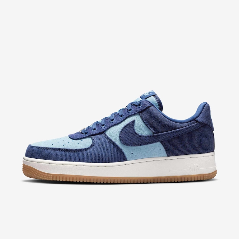 Tênis Nike Air Force 1 '07 LV8 Denim Masculino - Foto 1