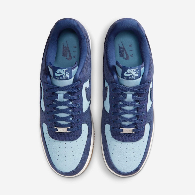 Tênis Nike Air Force 1 '07 LV8 Denim Masculino - Foto 4