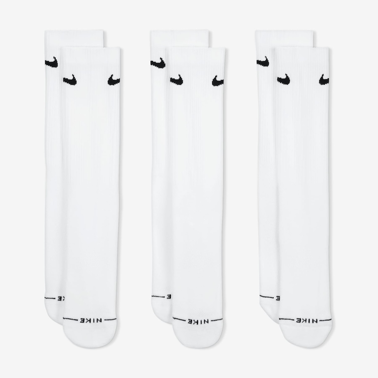 Meia Nike Everyday Elevated Crew (3 Pares) Unissex - Foto 2