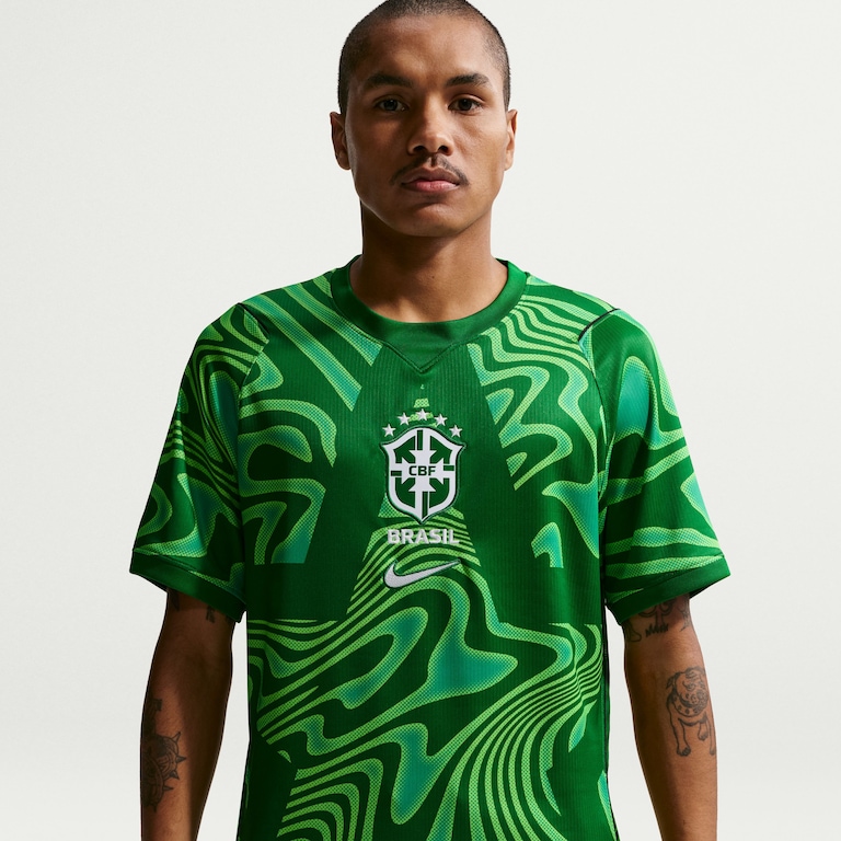 Camisa de Goleiro Brasil Nike 2026 Torcedor Pro Masculina - Foto 1
