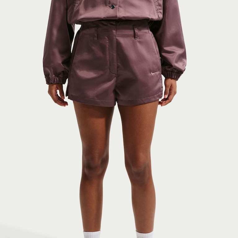 Shorts Nike Sportswear Satin High-Rise Feminino - Foto 2