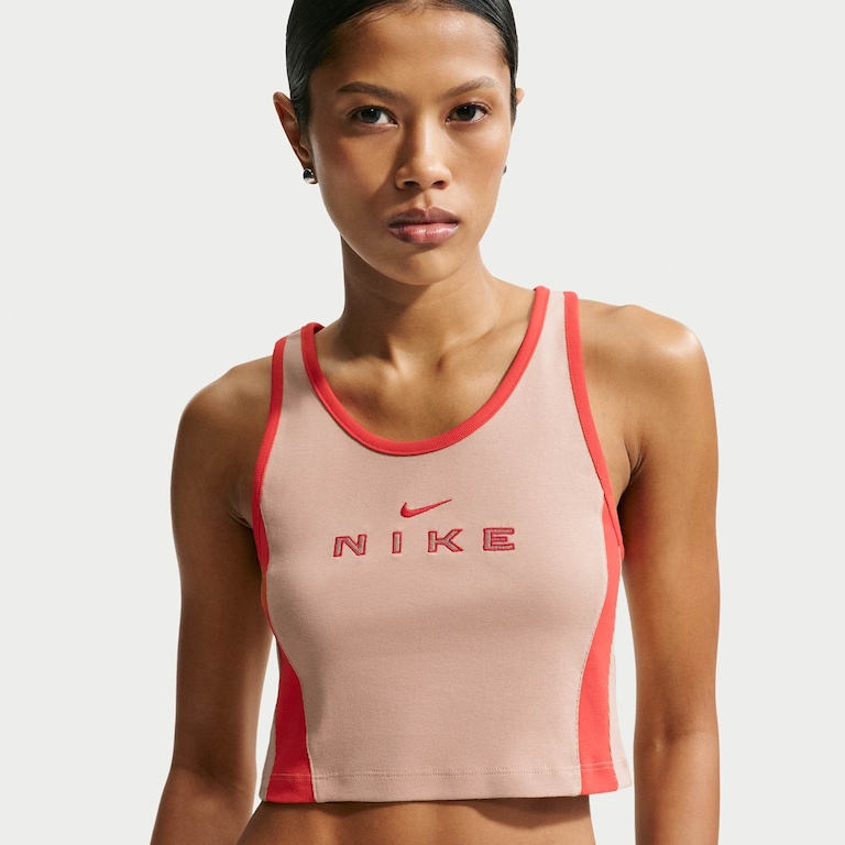 Regata Cropped Nike Sportswear Street Feminina - Foto 3