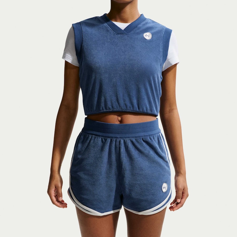 Shorts Nike Sportswear Chill Terry Feminino - Foto 2