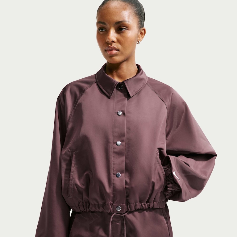 Jaqueta Nike Sportswear Satin Oversized Feminina - Foto 1