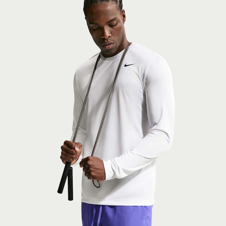 Camiseta Dri-FIT Nike Manga Longa Flex Masculina - Foto 3