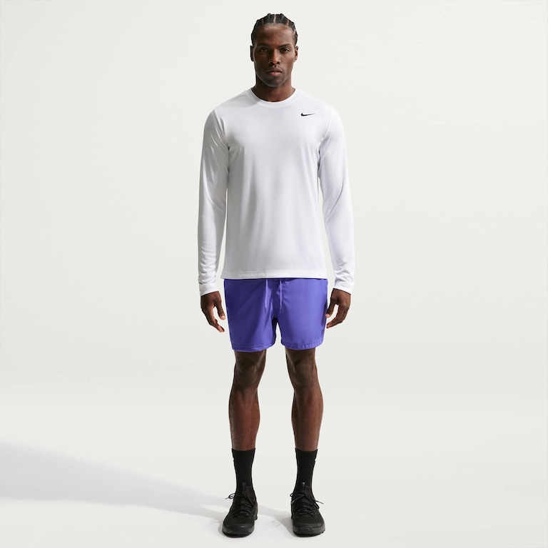 Camiseta Dri-FIT Nike Manga Longa Flex Masculina - Foto 4