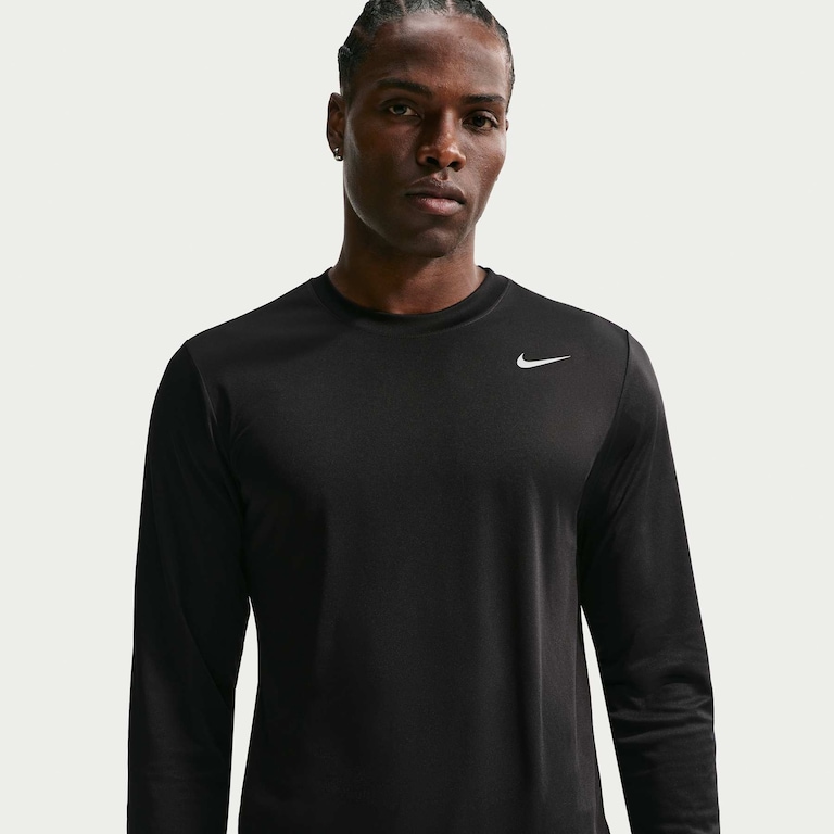 Camiseta Dri-FIT Nike Manga Longa Flex Masculina - Foto 1
