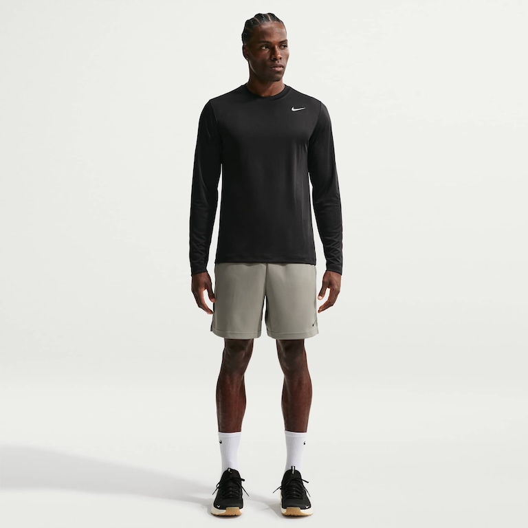Camiseta Dri-FIT Nike Manga Longa Flex Masculina - Foto 4