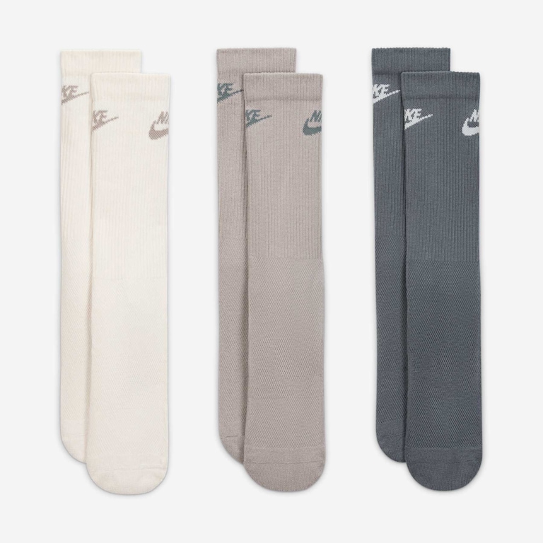 Meia Nike Everyday Elevate (3 Pares) Unissex - Foto 2