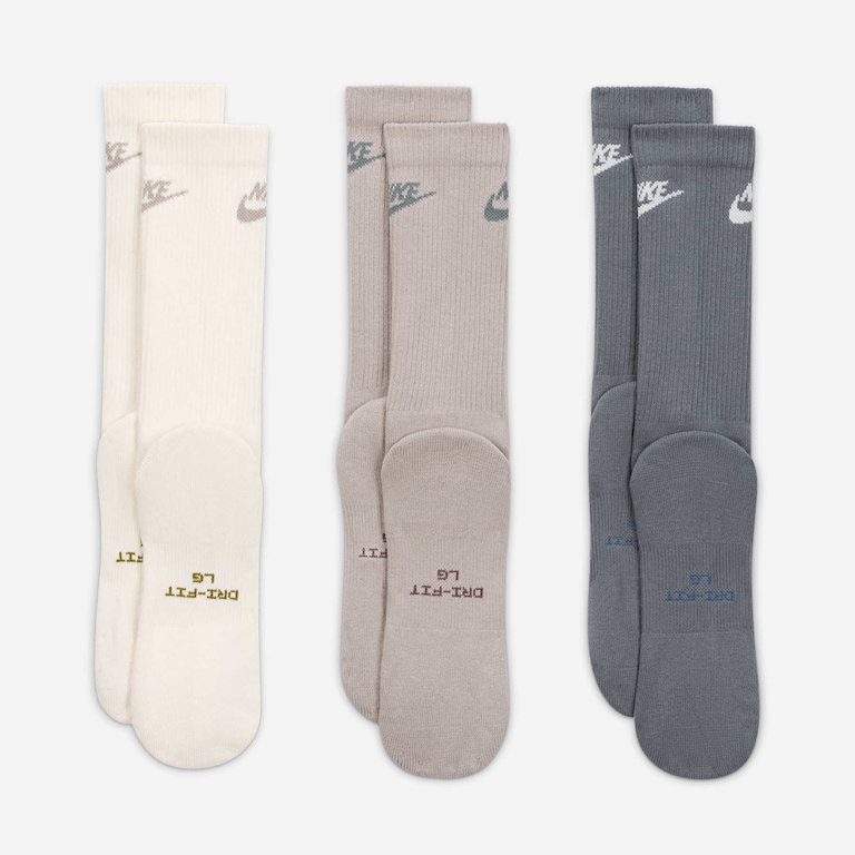 Meia Nike Everyday Elevate (3 Pares) Unissex - Foto 3