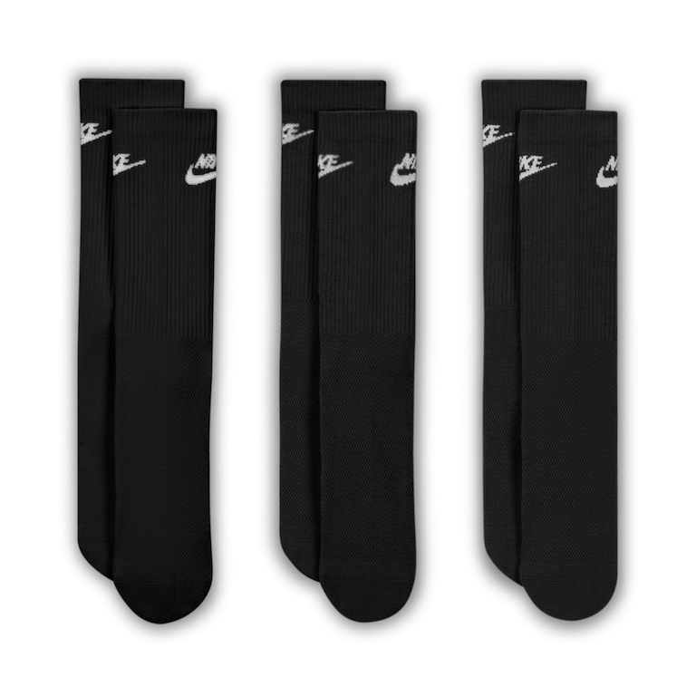 Meia Nike Everyday Elevate (3 Pares) Unissex - Foto 2