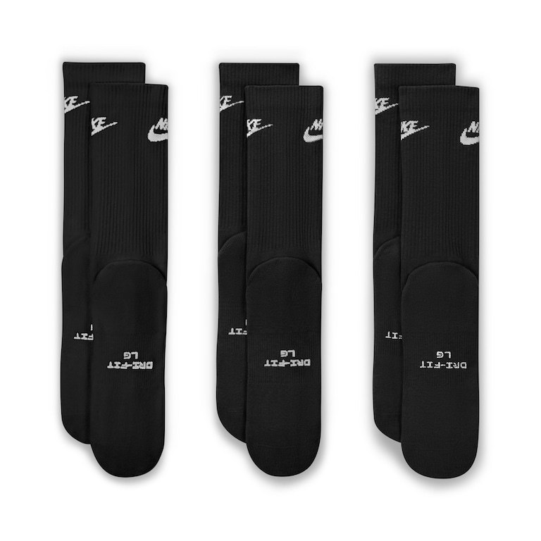Meia Nike Everyday Elevate (3 Pares) Unissex - Foto 3