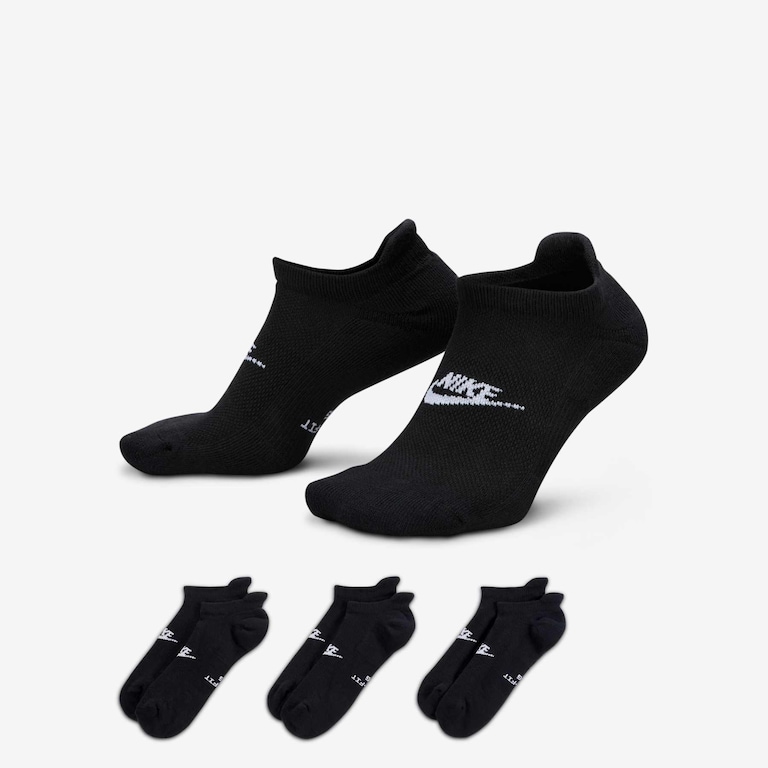Meia Nike Everyday Elevate (3 Pares) Unissex - Foto 1