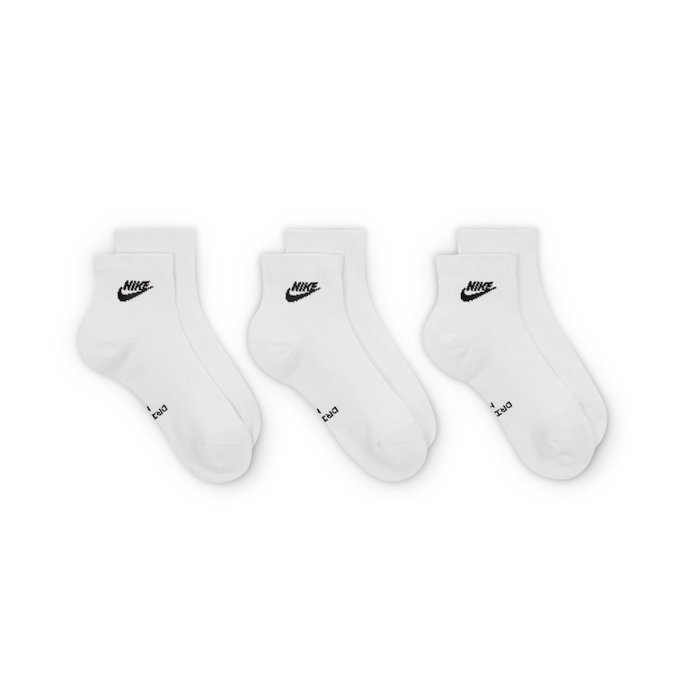 Meia Nike Everyday Elevate (3 Pares) Unissex - Foto 3