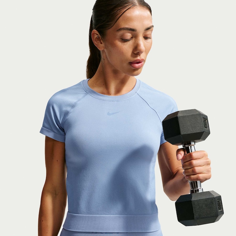 Camiseta Dri-FIT Nike Pro Seamless Feminina - Foto 3