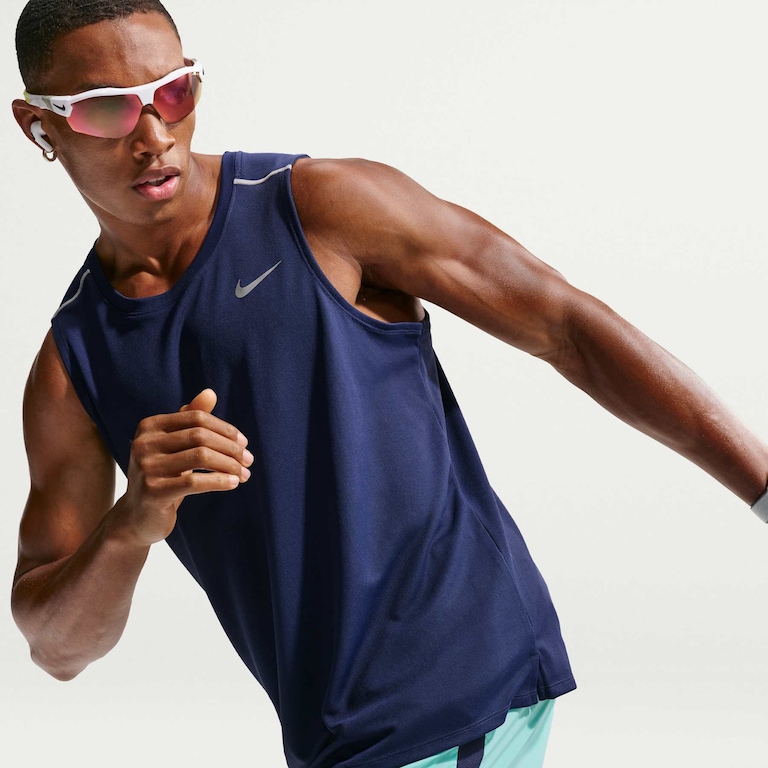 Regata Dri-FIT Nike Miler Masculina - Foto 3