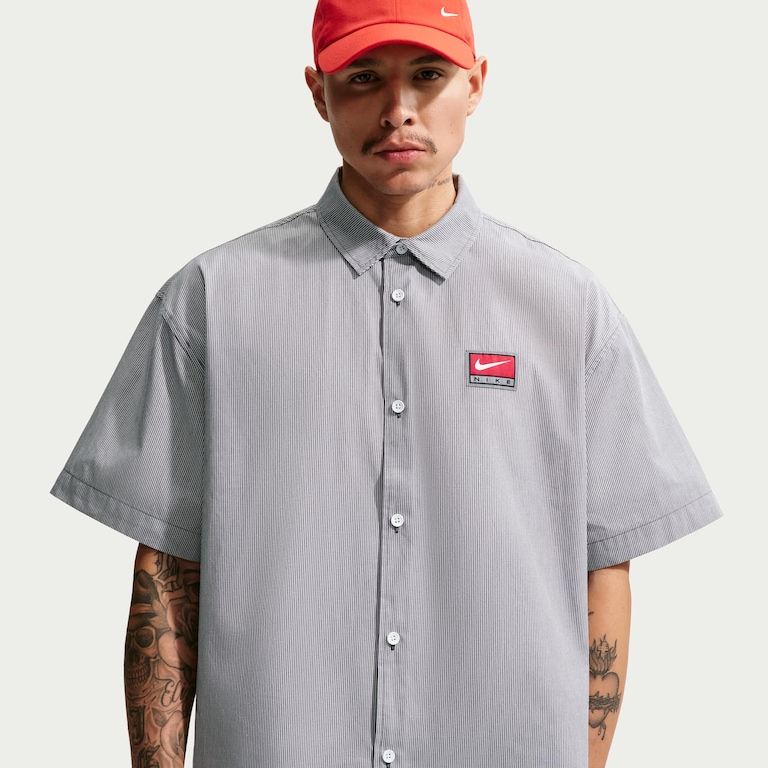 Camisa Nike Button Down Top Masculina - Foto 1