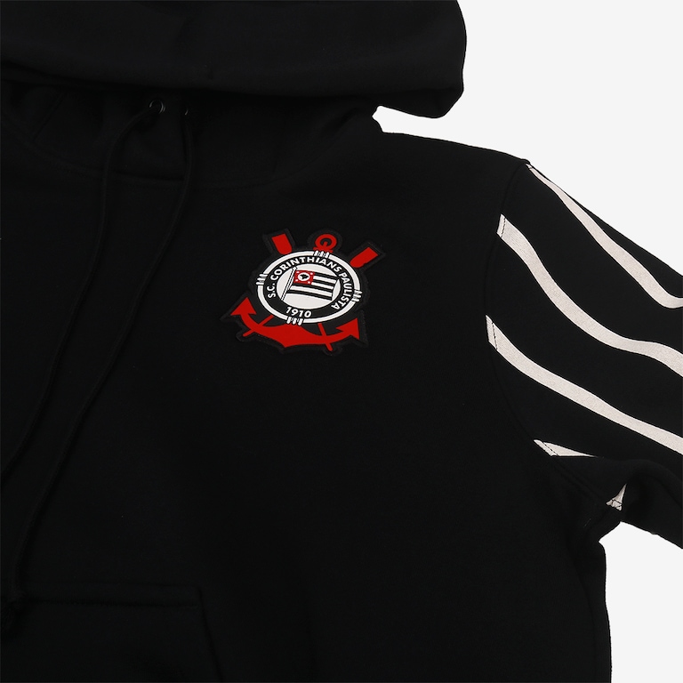 Blusão Corinthians Nike Sportswear Phoenix Fleece Feminino - Foto 3