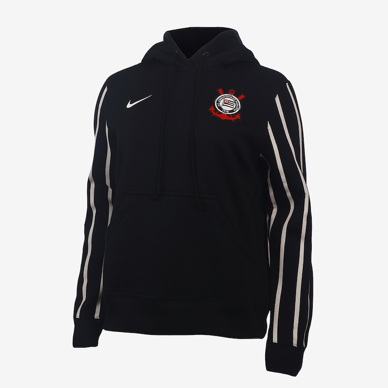 Blusão Corinthians Nike Sportswear Phoenix Fleece Feminino - Foto 1