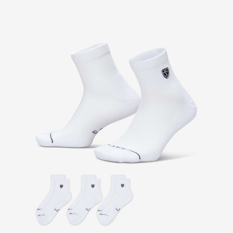 Meia Nike Everyday Elevated Golf (3 Pares) Unissex - Foto 1