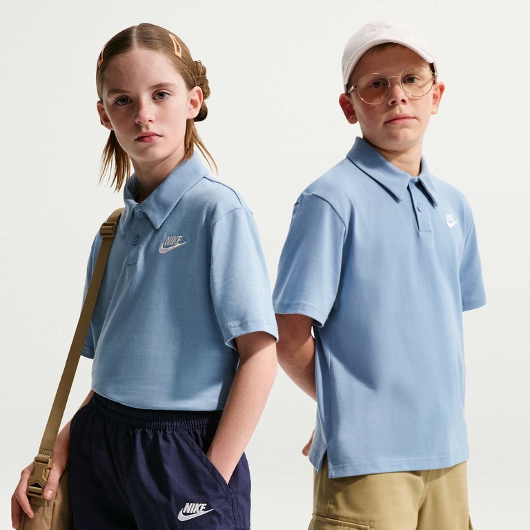 Camisa Polo Nike Sportswear Club Knit Infantil - Foto 1