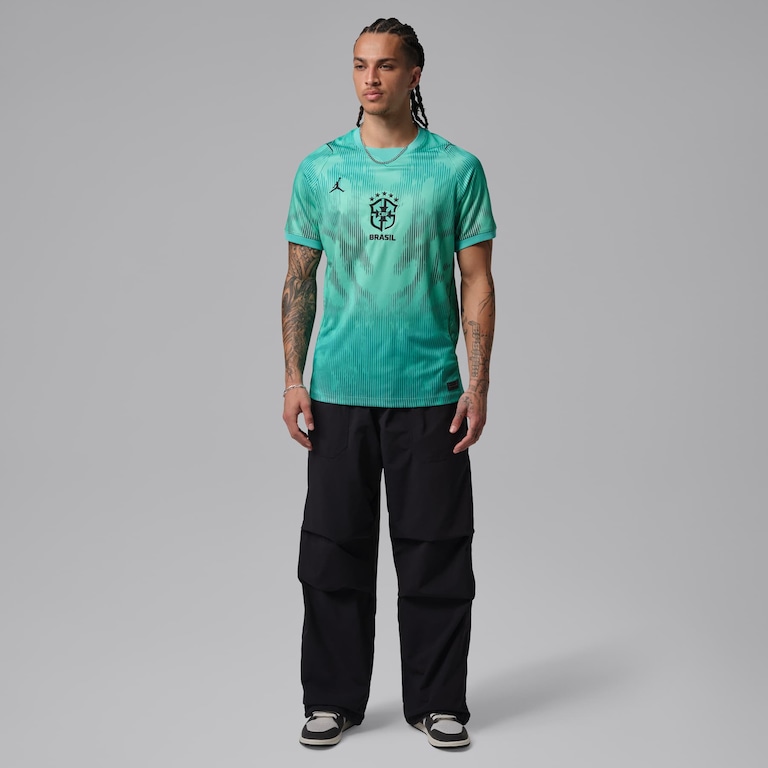 Camisa de Goleiro Brasil Jordan 2026/27 Torcedor Pro Masculina - Foto 6