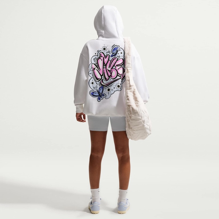 Blusão Nike Sportswear Phoenix Fleece Oversized Airbrush Feminino - Foto 5