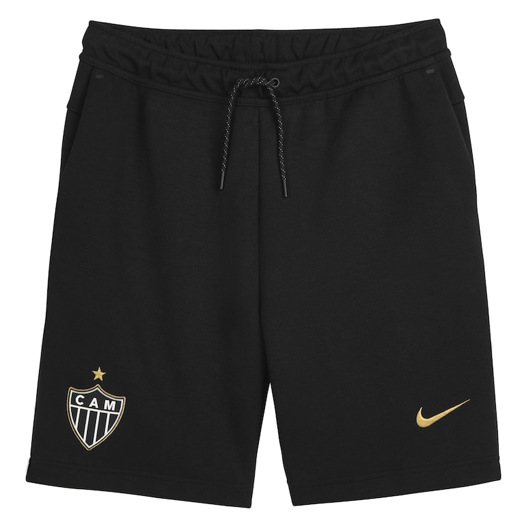 Shorts Atlético Mineiro Nike Sportswear Tech Fleece Masculino - Foto 3
