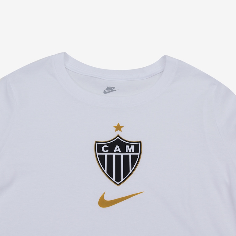 Camiseta Atlético Mineiro Nike Crest Feminina - Foto 3