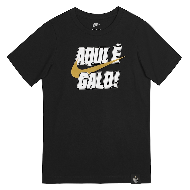 Camiseta Atlético Mineiro Nike Verbiage Infantil - Foto 3